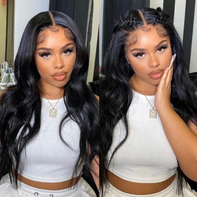 Body Wave Glueless HD Lace Frontal Wig 13×4/13×6 Pre-everything Human Hair Wigs 250% Density