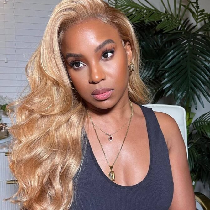 Honey Blonde #27 Colored 6x5 13x4 HD Lace Full Frontal Wig Body Wave Human Hair Wigs