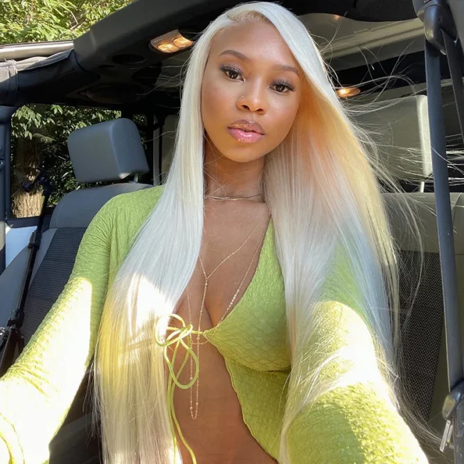 613 Blonde Silky Straight 6x5 HD Lace Glueless Human Hair Wig Pre Bleached Knots 180% Density
