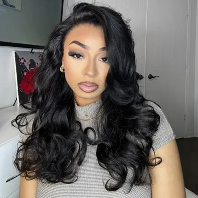 Wear Go Glueless Butterfly Layered Cut Style Loose Body Wave 6x5 13x4 HD Lace Wig Pre Everything