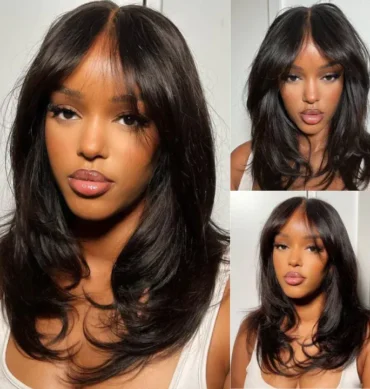 Butterfly Layered Cut Loose Wavy Style Shoulder Length 6x5 HD Lace Wear Go Glueless Wig
