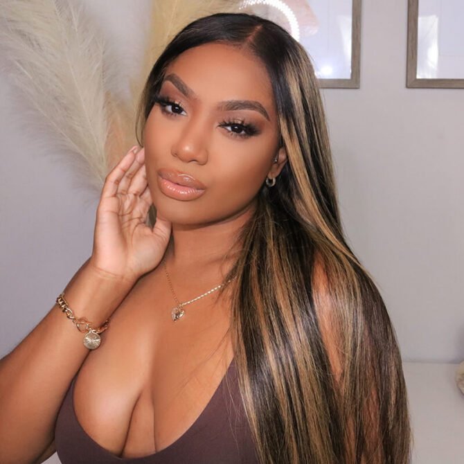 Balayage Highlight Wig Straight/Body Wave 6x5 HD Wear Go Glueless Pre-Cut Lace Wig