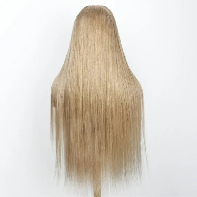 Cozy Blonde Color Straight Human Hair Barbie 13x6 HD Lace Frontal Wig Pre Plucked Hairline