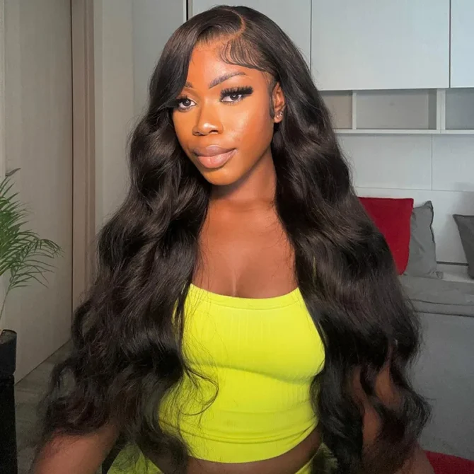 Loose Body Wave Wear Go Glueless 6x5 Lace Silk Base Cap Wig Pre-Cut Lace Bleached Knots Human Hair