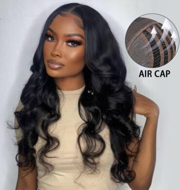Breathable Air Cap | Wear Go Glueless 6x5 Plus Lace Loose Body Wave Wig Bleached Knots