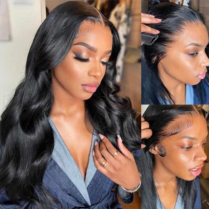 Breathable Air Cap | Wear Go Glueless 6x5 Plus Lace Loose Body Wave Wig Bleached Knots