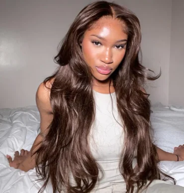 Brown Color Upgrade 6x5 HD Lace Straight/Body Wave Wear Go Glueless Closure Wig Plucked Hairline