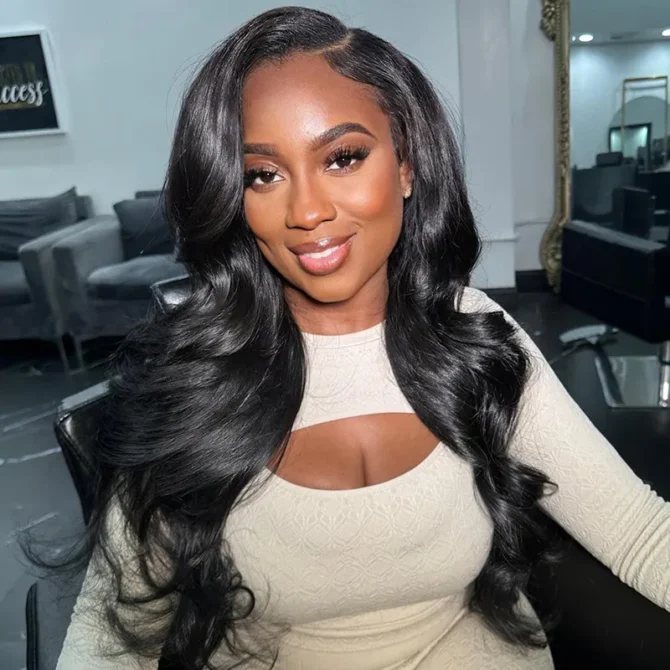 Butterfly Layer Cut Loose Body Wave U Part Human Hair Wig Thick & Soft for Women