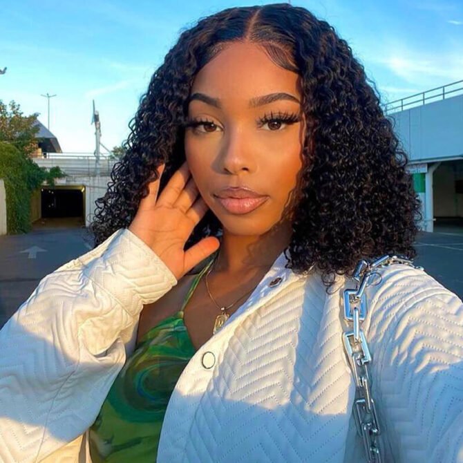 Short Curly Bob 6x5 Plus Lace Wear Go Glueless Air Cap Wig 100% Human Hair