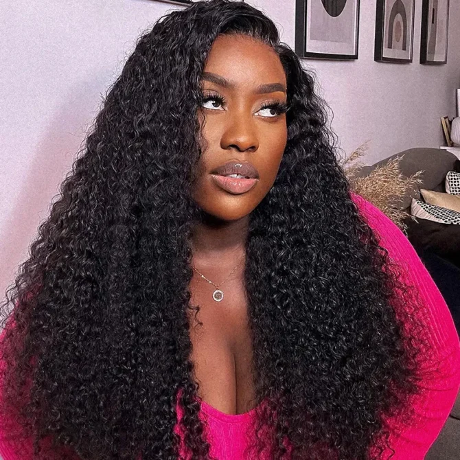 Air Cap | Curly Hair 6x5 Plus HD Pre Cut Lace Wear Go Glueless Wig 180% Density Bleached Knots
