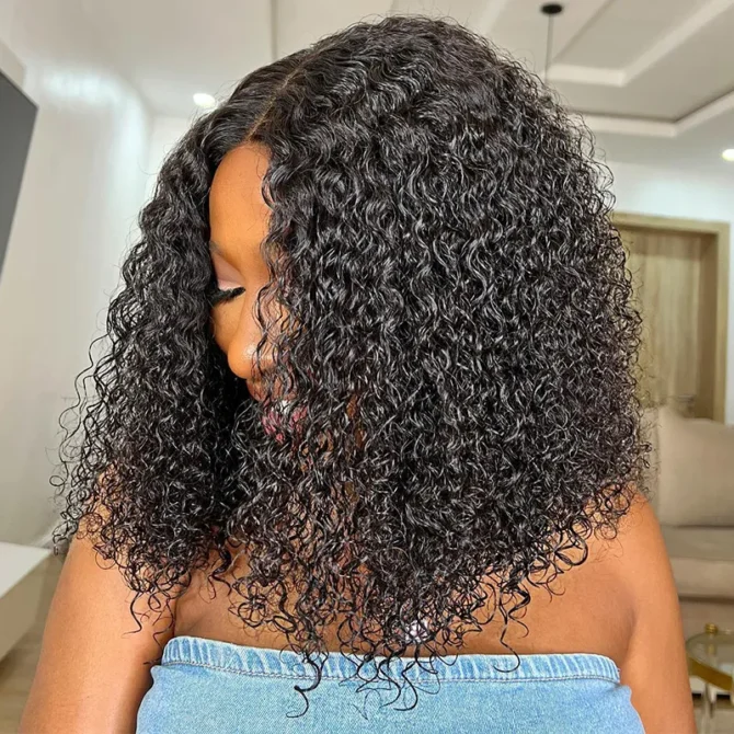 Wear Go Short Curly Wig Upgrade 6x5 Pre Cut Lace Bob Glueless Wig Beginner Friendly