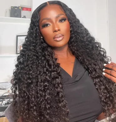 Deep Wave 9x6 PartingMax Lace Human Hair MCap Glueless Wig Pre Bleached Knots