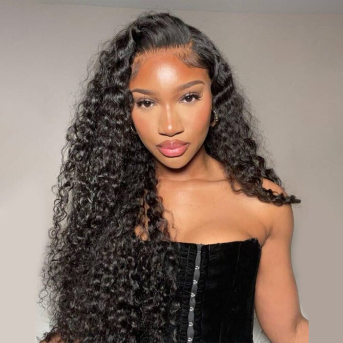 Air Cap | Deep Wave Wear Go Glueless 6x5 Plus Pre Cut HD Lace Wig Bleached Knots 100% Human Hair