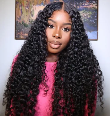 Air Cap | Deep Wave Wear Go Glueless 6x5 Plus Pre Cut HD Lace Wig Bleached Knots 100% Human Hair