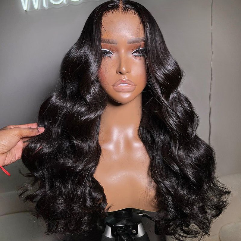 Pre Bleached Knots | Body Wave 13x6 HD Lace Front Wig Pre Plucked Glueless Human Hair Wig
