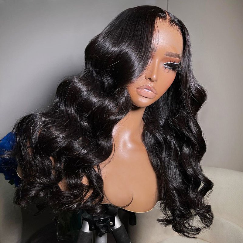 Pre Bleached Knots | Body Wave 13x6 HD Lace Front Wig Pre Plucked Glueless Human Hair Wig