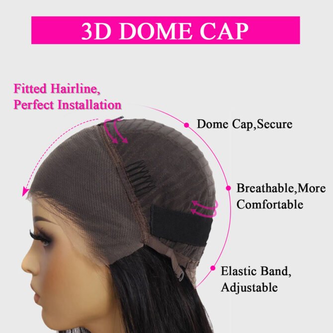 4C Edges Hairline | Curly Hair 5x5 13x4 HD Lace Frontal Glueless Human Hair Wig Realistic Kinky Hairline