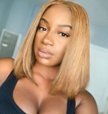 Honey Blonde Bob 6x5 Glueless HD Lace Short Human Hair Wig