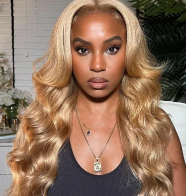 Honey Blonde 6x5 HD Pre-Cut Lace Straight/Body Wave Wear Go Glueless Closure Wig 180% Density