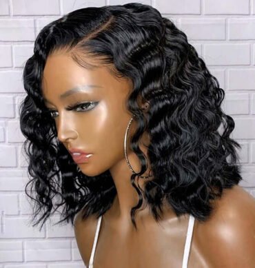 Loose Deep Short Bob Wigs 13x4 Glueless Lace Front Wigs 150% Density