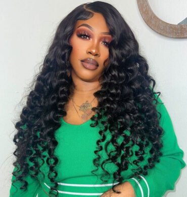Loose Deep Wave 5x5 13x4 HD Lace Closure Human Hair Wig Pre Plucked With Baby Hair