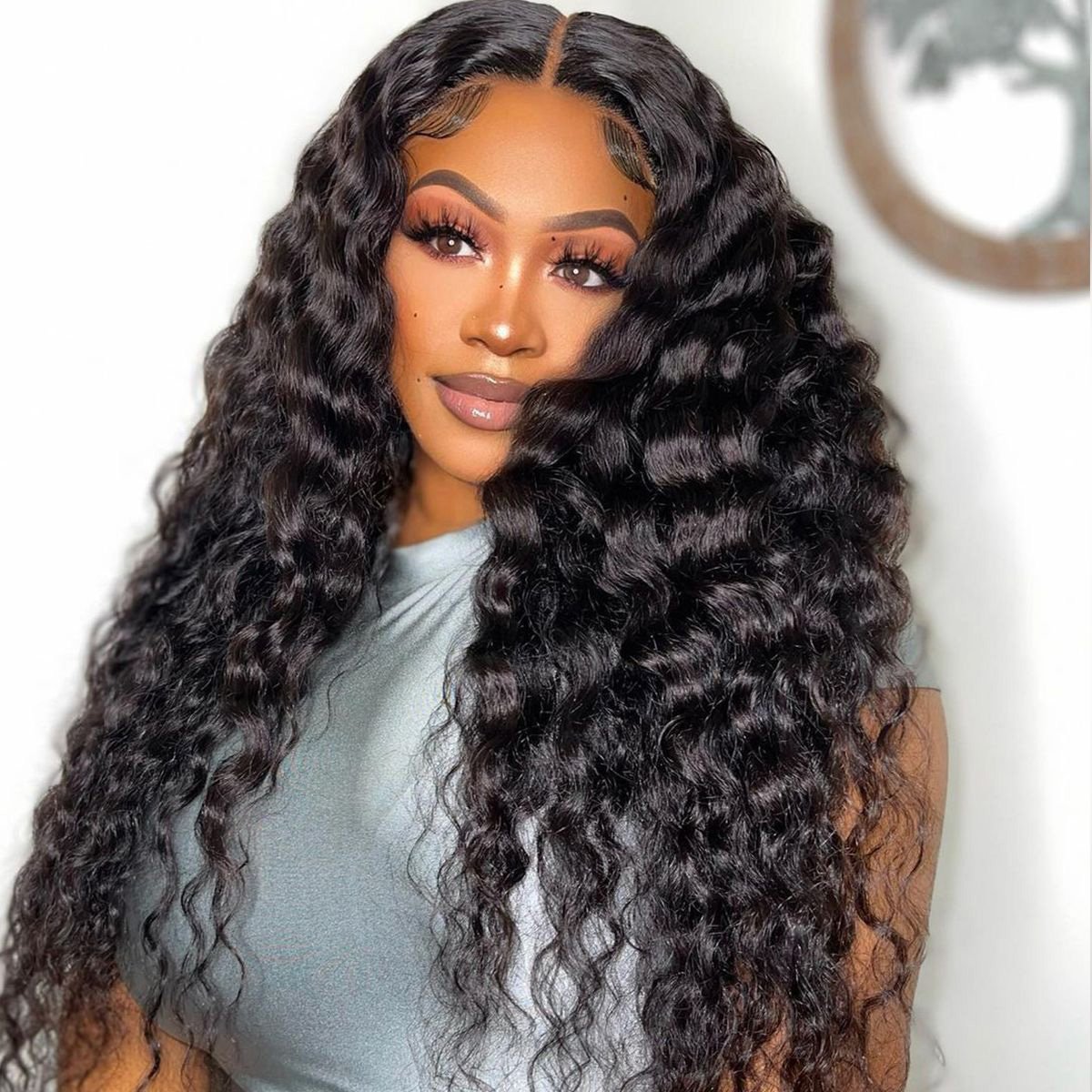 Loose Deep Wave Wear Go Glueless 6x5 Plus HD Pre Cut Lace Breathable Air Cap 180% Density