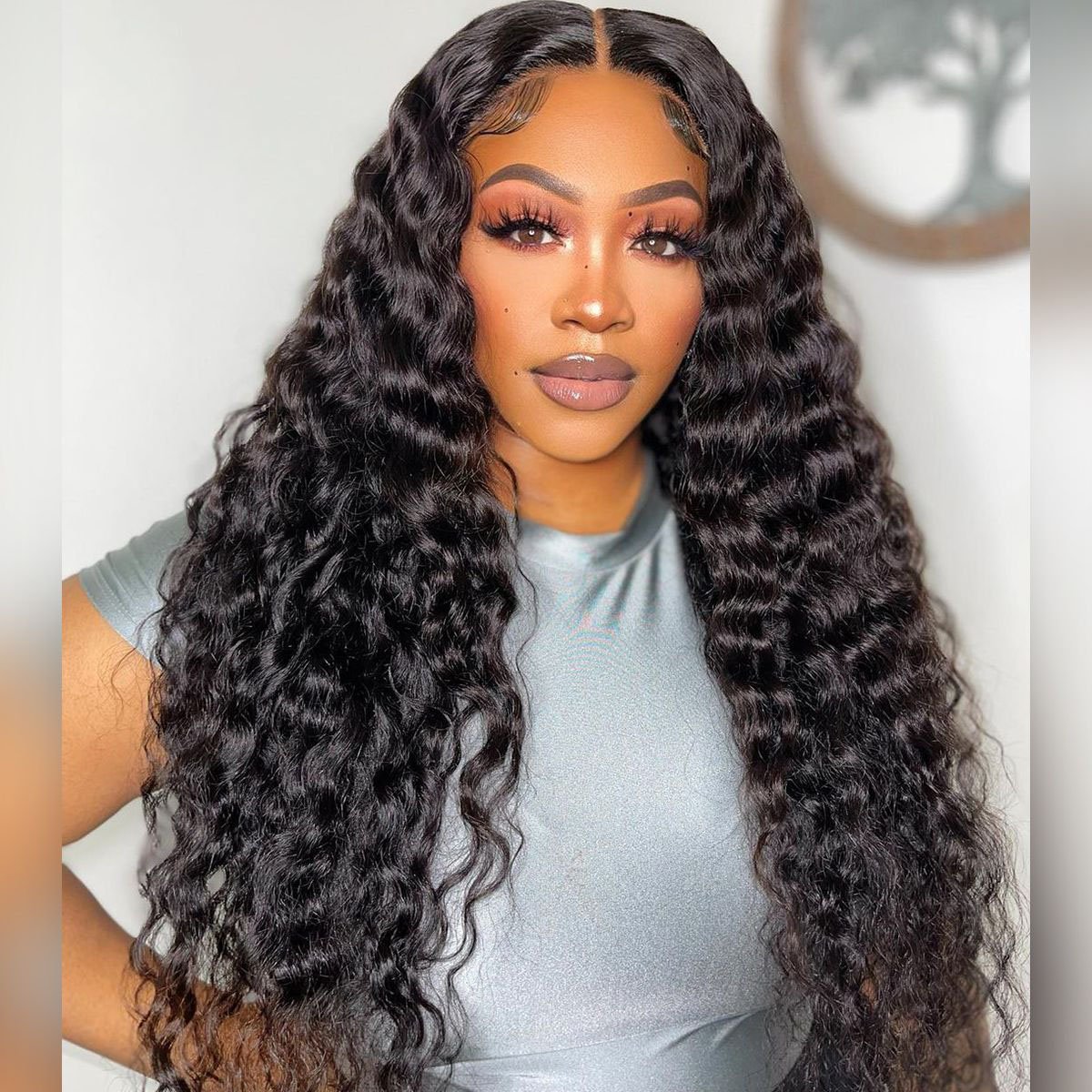 Loose Deep Wave Wear Go Glueless 6x5 Plus HD Pre Cut Lace Breathable Air Cap 180% Density
