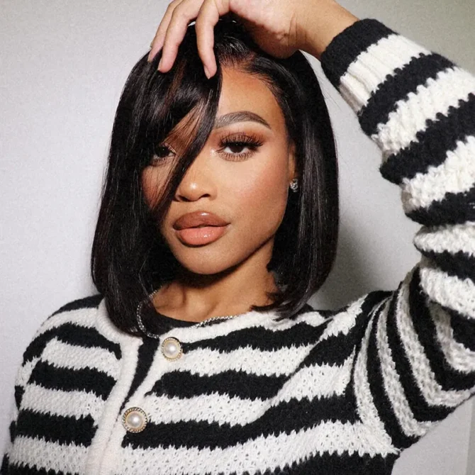 Straight Human Hair Bob Wig 6x5 HD Lace Wear Go Glueless Wig Bleached Knots 180% Density
