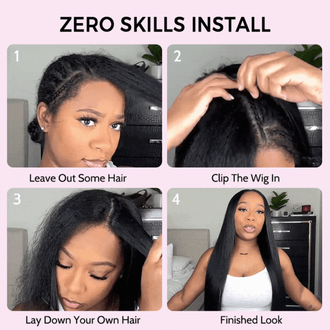 Butterfly Layer Cut Loose Body Wave U Part Human Hair Wig Thick & Soft for Women