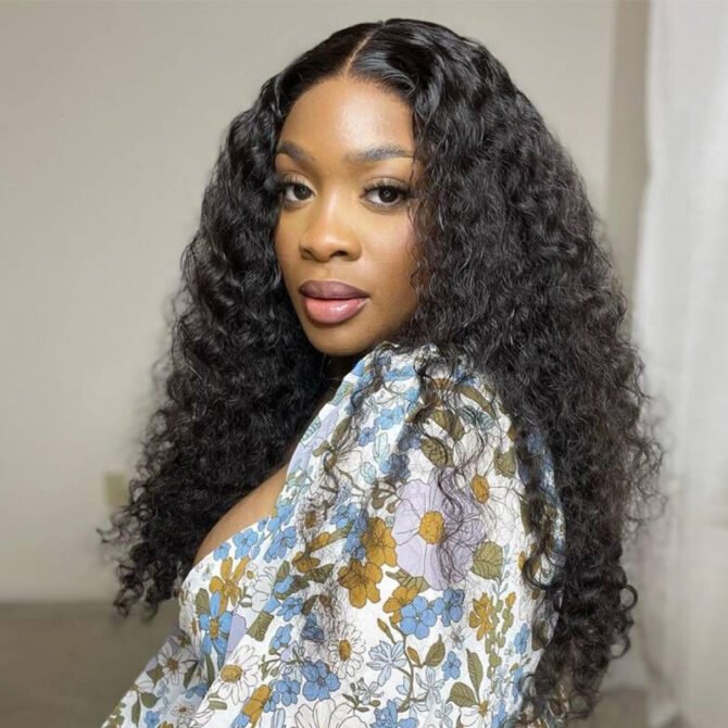 Air Cap | Water Wave Wear Go Glueless Pre Cut HD 6x5 Plus Lace Wig Pre Bleached Knots