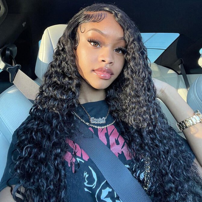 Air Cap | Water Wave Wear Go Glueless Pre Cut HD 6x5 Plus Lace Wig Pre Bleached Knots