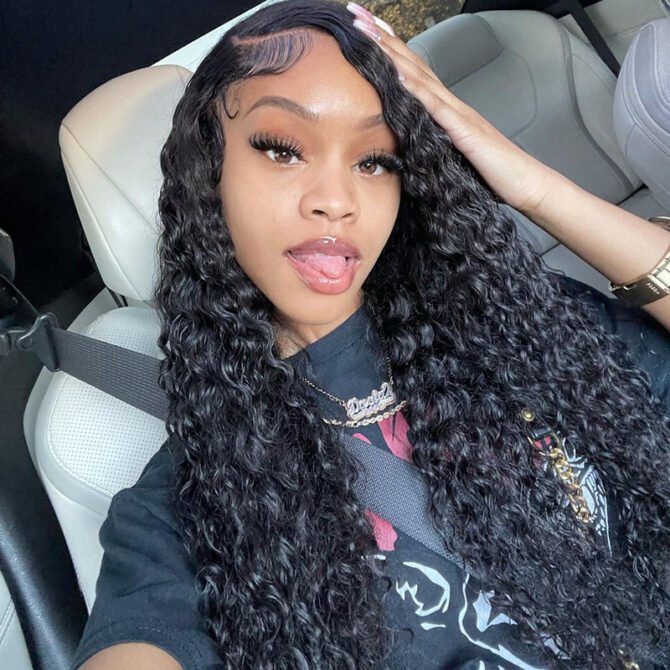 Air Cap | Water Wave Wear Go Glueless Pre Cut HD 6x5 Plus Lace Wig Pre Bleached Knots