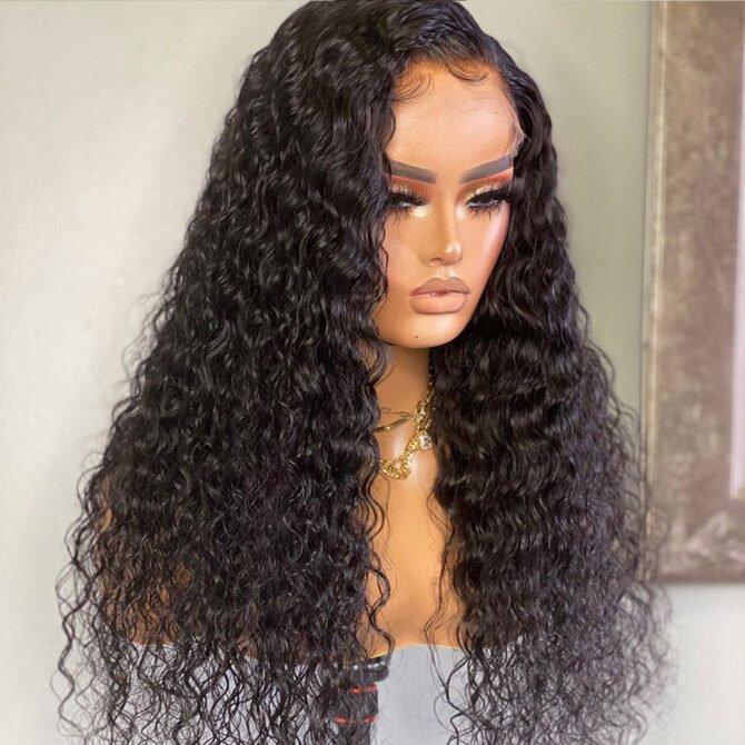 Air Cap | Water Wave Wear Go Glueless Pre Cut HD 6x5 Plus Lace Wig Pre Bleached Knots
