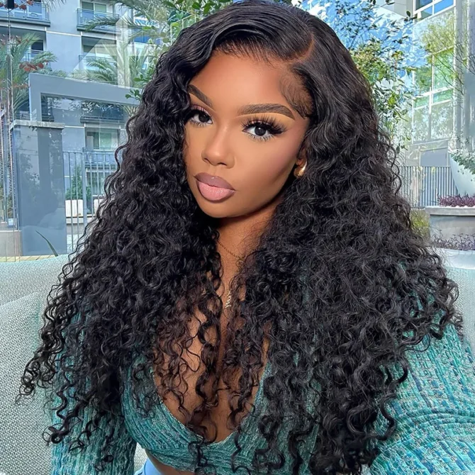 Flexi-Fit Water Wave Glueless Human Hair Wig 6x5 9x6 HD Lace Wear Go Pre Everything Easy Install