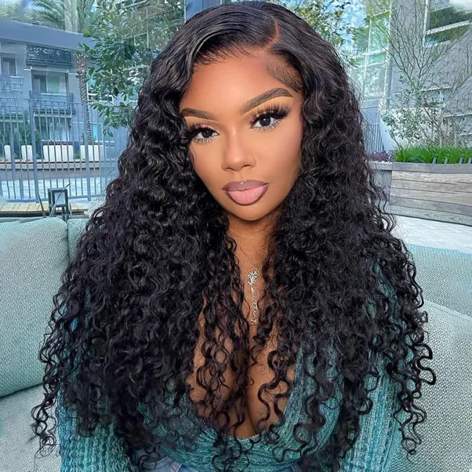 Flexi-Fit Water Wave Glueless Human Hair Wig 6x5 9x6 HD Lace Wear Go Pre Everything Easy Install